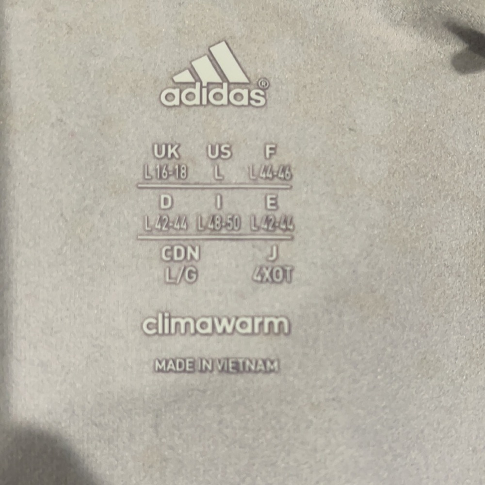 Adidas Climawarm Quarter Zip Sweatshirt SZ Large - Picture 5 of 8